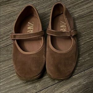 Zara Kids Dusty Pink Mary Jane Shoes Size 10/10.5/11